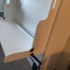 White Murphy Bed Desk with Shelving - Good Condition!
