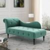 Buy Lorenz Velvet Button Tuffted Chaise Lounge Couch upto 70%off