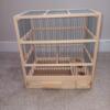 Handcrafted wood cage