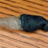 Handmade quartz crystal mini knife (one inch long from tip to handle)