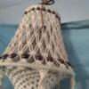 macrame hanging lamp shade and plant holder, 75 inches Brand New, Unused