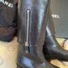 Chanel Tall Black Riding Boots (zippered)