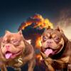 American bully  pups  up for grab  clean with tales