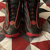 Jordan pro strong red and black