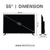 Reintech 55 | 4k | 3x HDMI | SMART LED TV's