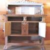 Old Oak Vanity with Mirror