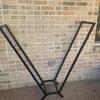 Hand Crafted Steel Outdoor Firewood Rack