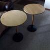 NEW Oak Pedestal Tables / Set of 2 - Plant Stand / Side Tables