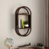 Buy Samika Sheesham Wood Wall Shelf (Walnut Finish) | Wooden Street