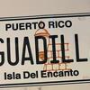 Metal Puerto Rican cities license plates