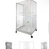 Brand New A&E Extra Large Flight Cages - White - 40 x 30 x 73 inches
