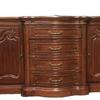 BERNHARDT SIDE BOARD BUFFET WITH MARBLE TOP