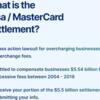 $5.5 Billion Visa/MasterCard Settlement!