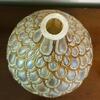 Scalloped Textured Vase