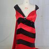 Darius Cordell - Black and red evening gown for sale - Dallas Texas