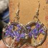 Handmade tree of life earrings
