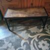 Small kitchen table with 2 chairs and bench