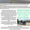 Attention Property Owners: Turn Your Vacant Parking Lot into a Lucrative Revenue Stream!