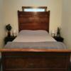 Gorgeous, Wood, Vintage Bedroom Set with Beautiful Details