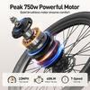 Aairsk 24” Step-Thru E-Bike 400w Motor 13AH Battery Lightweight - Free Shipping