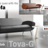 Tova-G Double Seater Sofa