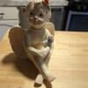 Antique cherub figurine