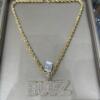 BIG Custom yellow gold and diamond pendant