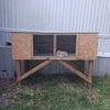 Rabbit hutch or a hutch that can be used for chickens