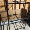 Bird cage racks hold 3 cages