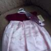 18-Month Girl's Rose/Pink Satin/Velvet Dress
