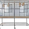 A&E Cage Double Flight Bird Cage with Divider