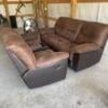 Couch and loveseat recliners