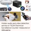 Hidden Camera audio and video detection service