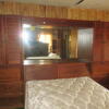 1980S BROYHILL WATERBED WITH LARGE HEAD BOARD AND DRAWERS FOR SALE!