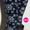 NEW OS/Plus/XPlus Womens Christmas Snowflake Leggings, Soft as Lularoe