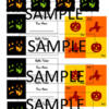 Halloween Raffle Tickets, Faux Halloween Postage Stamps, and Cute Halloween Cat Invitation
