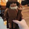 collectors Vintage Native American Indian Doll with back pouch