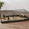 Large Pet cage with divider and top for guinea pig,  rabbit,  mice, rats, hamsters