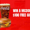 Win an Free McDonalds 100 Gift Card