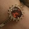 .925 and garnet size 6